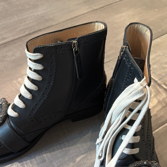GUCCI Horsebit Leather Ankle Boot - Picture 5 of 7